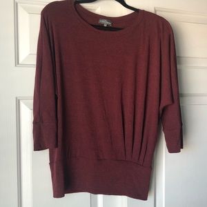 Maroon Dolan Top